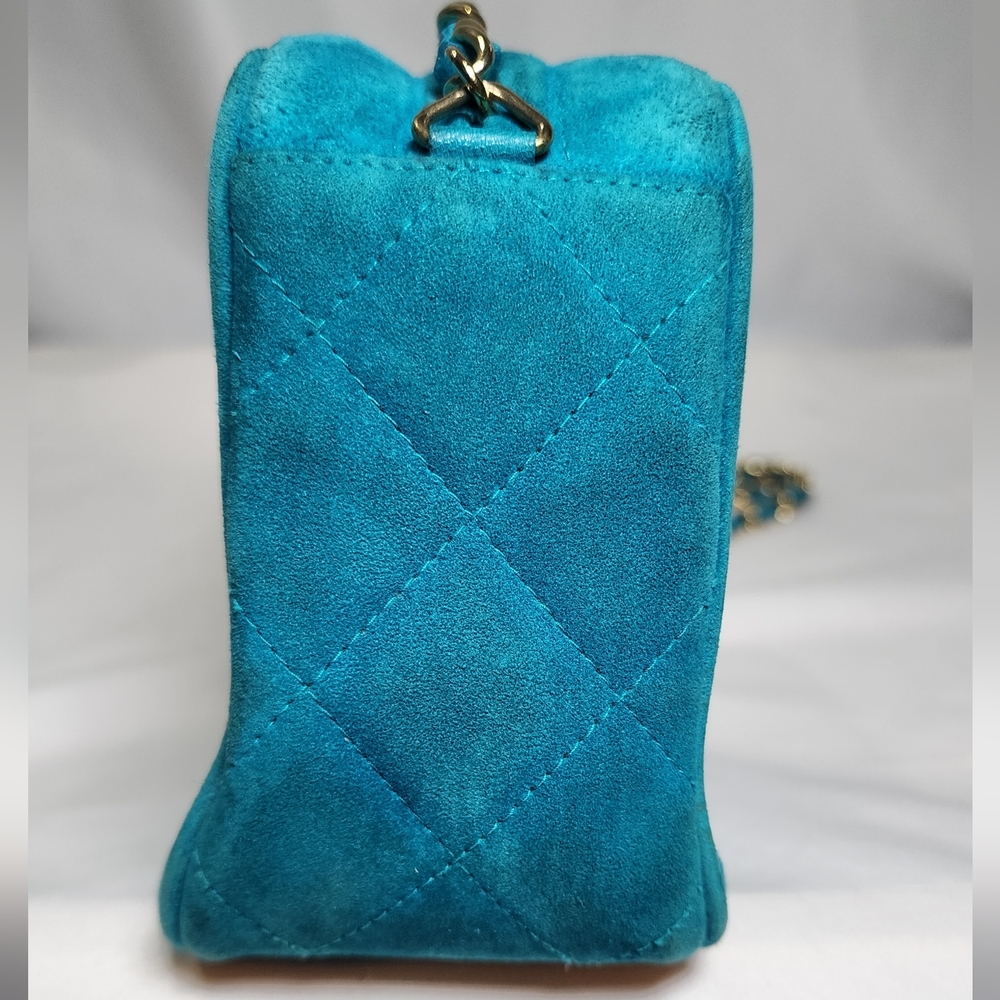 Chanel Mini Suede Tassel Camera Bag. Needs Ext Cleaning. No Hologram. - Picture 3 of 16